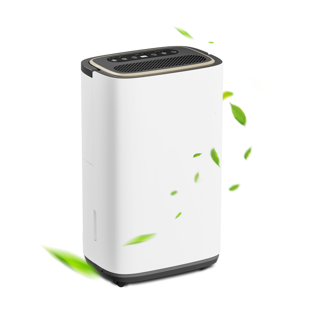 Patiosunny 9-Pint (DOE) Multi-Function Dehumidifier, 3000 Sq. Ft Coverage Area with 3 Modes, 74 OZ Water Tank/24H-Timer/Drain Hose/Child lock, for Bedroom/Office/Laundry Room