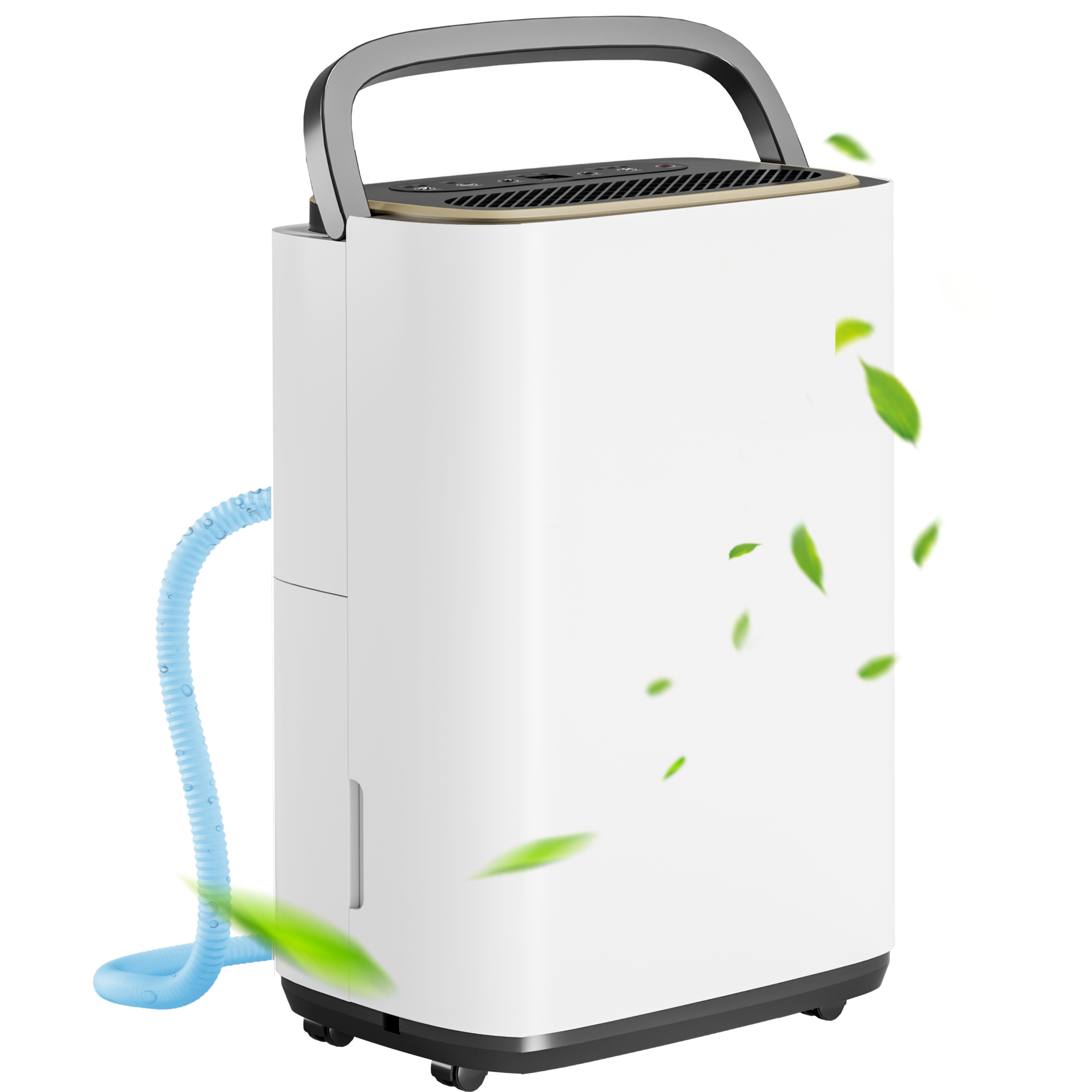 Patiosunny 15-Pint (DOE) Multi-Function Dehumidifier, 5000 Sq.Ft Coverage Area with 3 Modes, 180 OZ Water Tank/24H-Timer/Drain Hose/Child lock, for Bedroom /Office/Laundry Room