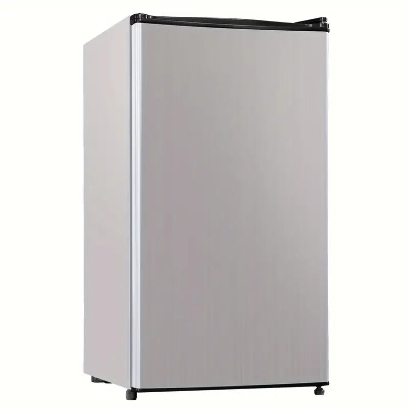 Patiosunny 3.2 Cu.ft Mini Fridge Energy Saving Compact Refrigerator with Reversible Door, Silver