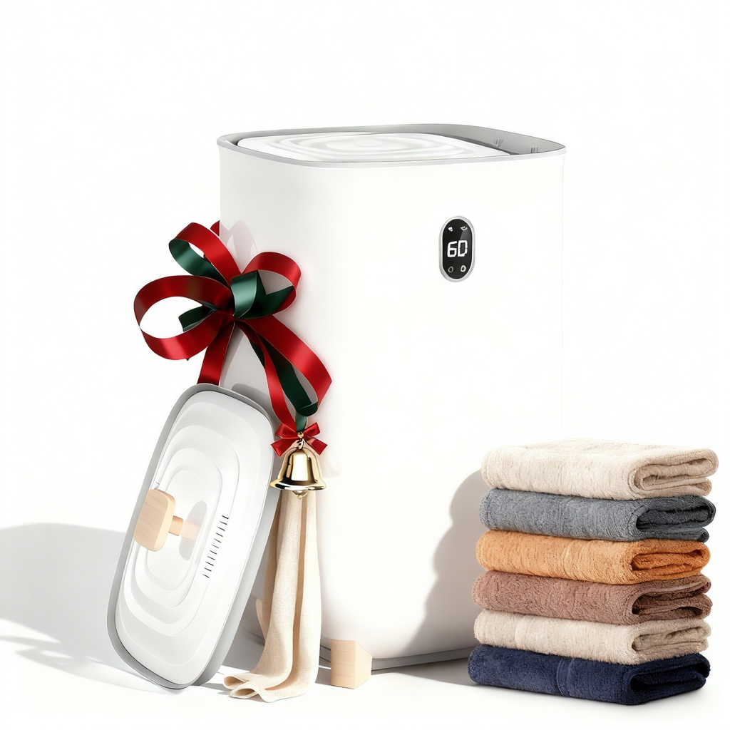 Patiosunny 35L Towel Warmer, Towel Warmer Bucket with Drying Modes, Heating Mode 20/30/60/90 Min, Customized Fragrance, LED Screen, Anti-scald Safety lock, Ideal Gift for Families, Friends, Lover