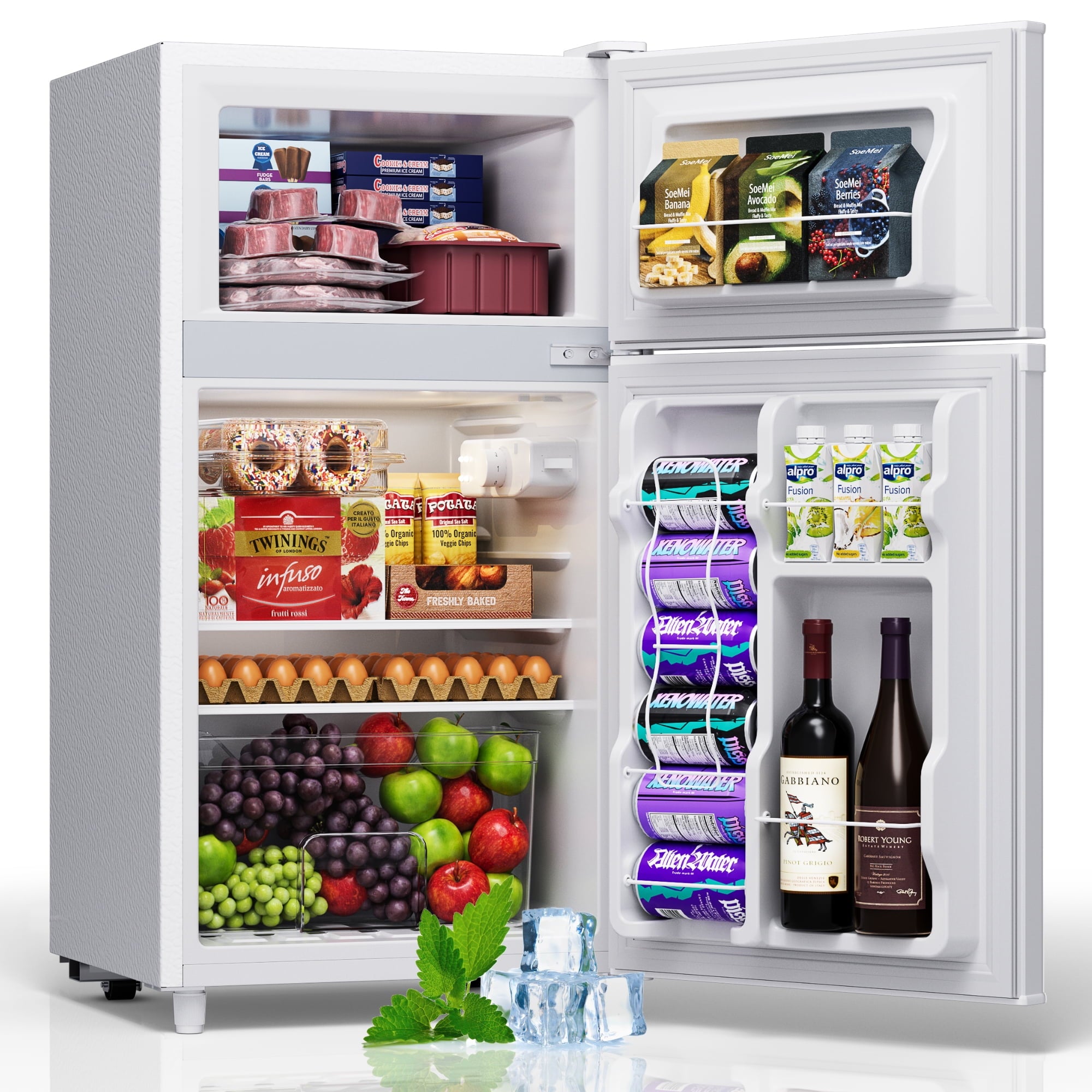 Patiosunny Adjustable Temperature Control Refrigerator, 40.79 lb