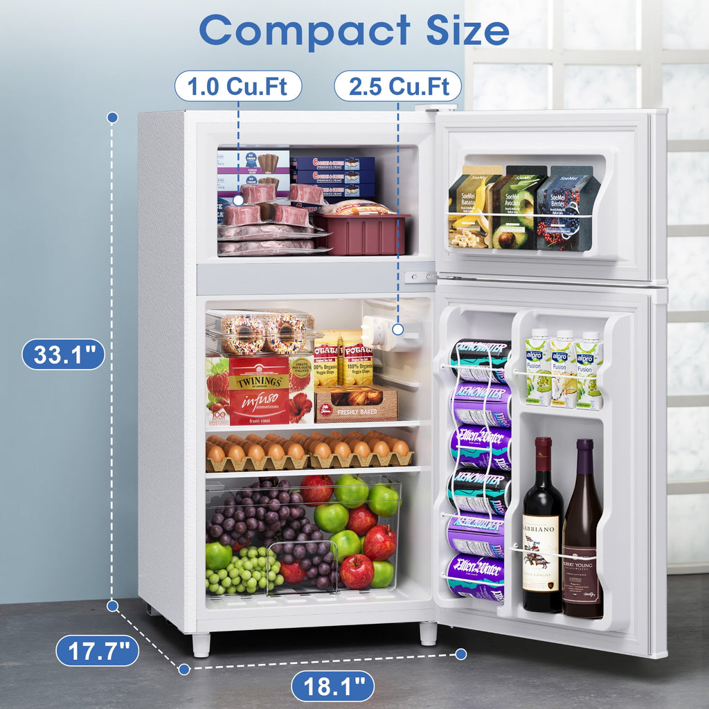 Patiosunny Adjustable Temperature Control Refrigerator, 40.79 lb